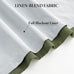 MYSKY HOME Olive Green Linen Pinch Pleated 100% Blackout Curtains 40Wx84L