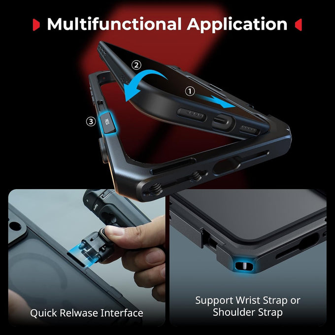 SMALLRIG Mobile Video Cage for iPhone 17 Pro Max, Flagship Edition