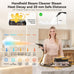 Gautye Steam Cleaner, 3 Level Adjustable Handle with 15 Accessories