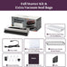 Mesliese 90kPa Vacuum Sealer, Dry/Moist Modes, 2 Bag Rolls & 5 Pre-cut Bags