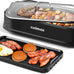 Smokeless Grill, CUSIMAX Electric Indoor Grill Griddle Portable Korean BBQ