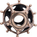 Lord of Battles Roman Bronze Metal Dodecahedron | Lost-Wax Cast Ancient Artifact Replica | Mysterious Relic for Collectors & History Lovers - 82 Grams (Solid Bronze (Antique))