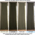 Faux Linen Extra Wide Curtains (1 Panel) - 100W X 108L, Khaki Green