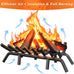 Jusgym Fireplace Grate 30 Inch with Fire Tongs & Poker