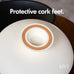 KIVY Concrete Fruit Bowl for Kitchen Counter - Large Decorative Bowl