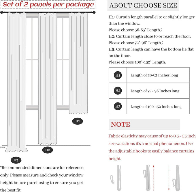 Thick Linen Sand Beige Black Out Curtains 96 Inch Long for Living Room, Elegant Pinch Pleated Room Darkening Cream Curtain & Drapes 40x96 Length for Bedroom Privacy Insulated Windows Burg 2 Panels Set