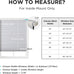 Joydeco No Drill Cordless Blackout Cellular Shades, 35" W x 64" H, White