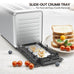 Keenstone 4 Slice Touch Screen Toasters with Wide Slot, Stainless Steel