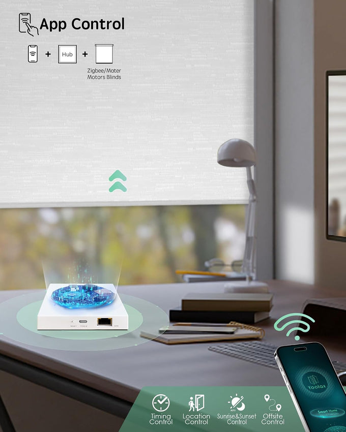 Yoolax Zigbee Matter Smart Hub, Compatible with Alexa, Google Home