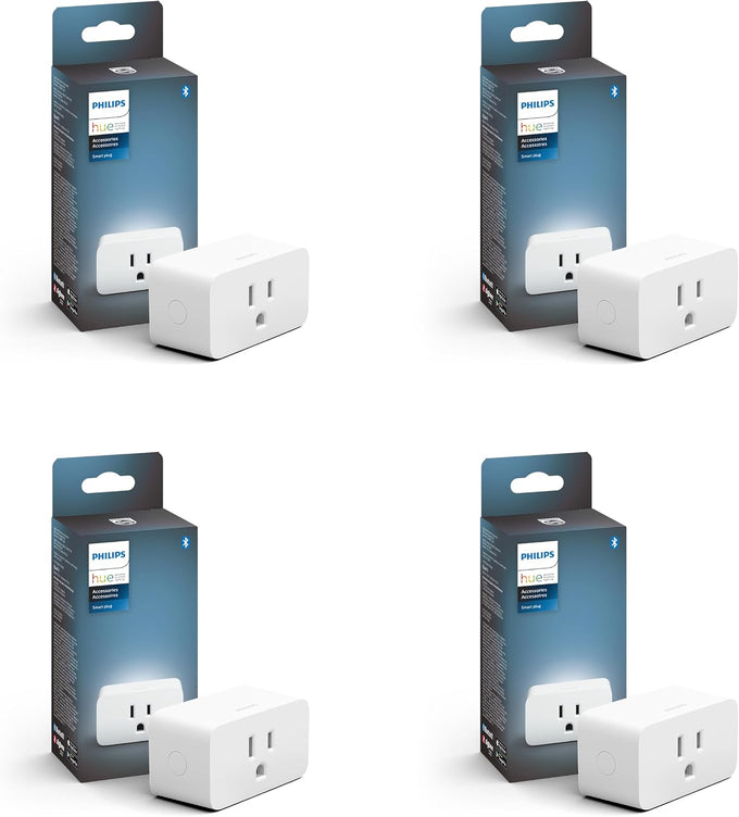 Philips Hue Smart Plug, White - 2 Pack - Turns Any Light Into a Smart Light - Control with Hue App - Compatible with Alexa, Google Assistant, and Apple HomeKit