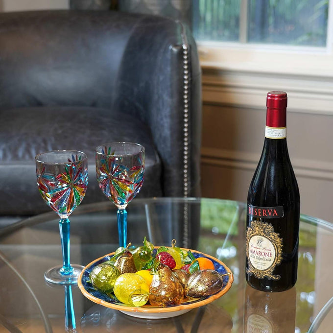 Glass Of Venice Murano Glass Pear Golden Brown Fruit Collectible Figurine for Kitchen Dining Room Home Decoration. Blown Glass Italian Handmade Gift