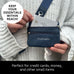 Save the Girls Clip & Go Phone Lanyard Crossbody Strap with Wallet, Navy