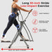 Sunny Health & Fitness Smart Air Walker Elliptical Glider Exercise Machine