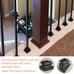 10 Pcs Wrought Iron Balusters, Single Knuckle Balusters