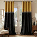 GIGIZAZA Velvet Curtains 96 Inch for Living Room 2 Panels Champagne Brown