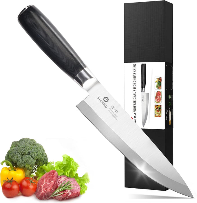 imarku 14-Piece Japanese Gyutou Stainless Steel Kitchen Knife Set