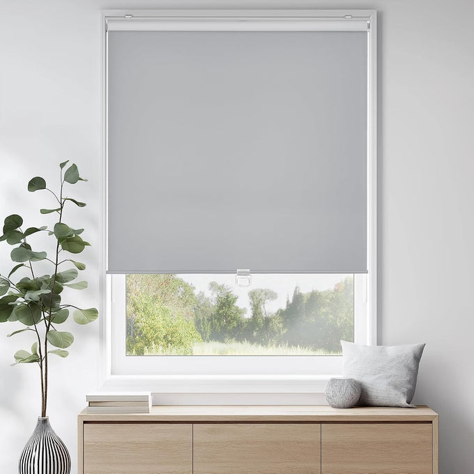 ChrisDowa Blackout Roller Shades,Cordless Blinds for Indoor Windows