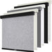 SUNOFF Cordless Blackout Roller Shades Blinds for Windows,34"W x 72"H,Black