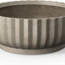 Kante Large Round Column Weathered Concrete Planter 21.7" Tall, Outdoor