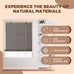 Bamboo Blinds for Interior Windows, 48"W X 63"H Bamboo Roller Shades Indoor