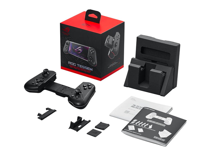 ASUS ROG Tessen Mobile Gaming Controller – Android Phones ONLY, Foldable, Compact, Wired USB-C, Programmable, Fast Charging, RGB – for Call of Duty: Warzone Mobile, Minecraft, Roblox, 350+ Games