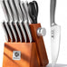 imarku 14-Piece Japanese Gyutou Stainless Steel Kitchen Knife Set