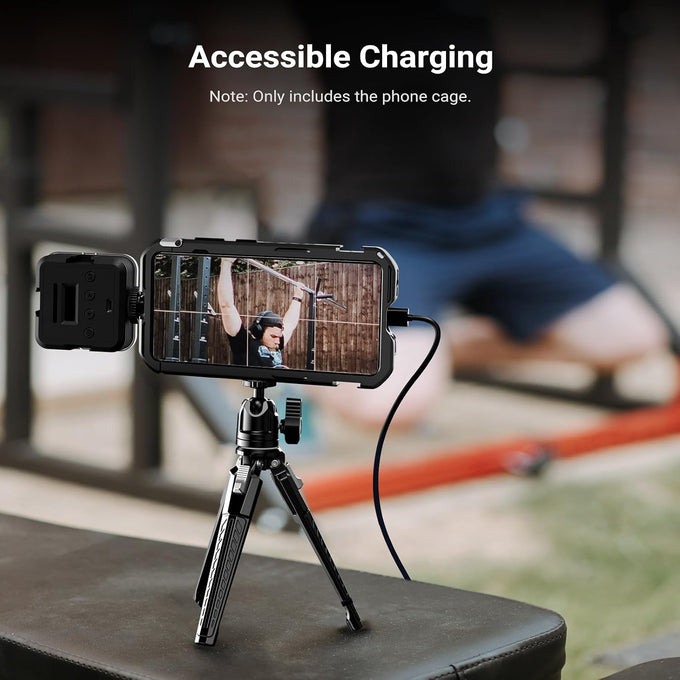 NEEWER S26 Ultra Phone Cage, Mobile Video Rig Stabilizer Vlog Kit, PA182
