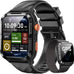IOWODO GPS Smart Watch for Men with ChatGPT, Compass & Flashlight/2 Straps