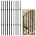 10 Pcs Wrought Iron Balusters, Single Knuckle Balusters
