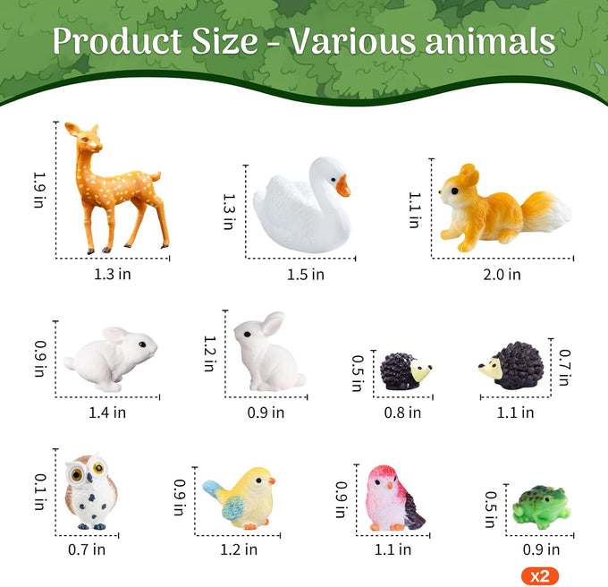 115Pcs Fairy House Kit Mini Fairy Garden Accessories Outdoor Supplies Decor