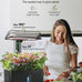URUQ 8 Pods Hydroponics Growing System with LED Grow Light - Black