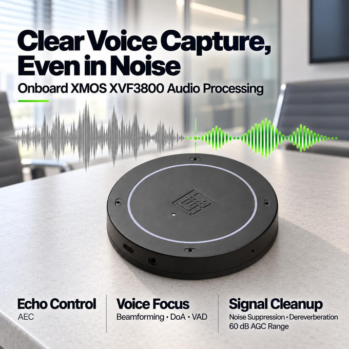 seeed studio reSpeaker XVF3800 4-Mic Array with XIAO ESP32S3 and Case