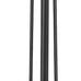 Relaxdays 4-Piece Fireplace Companion Tool Set Shovel, Brush, Poker & Holder, Modern Design, Black, 80% Steel Wood 10% Plastic, 60 x 18.5 x 16.5 cm