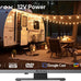 SYLVOX QLED RV TV, 22 inch TV with DVD Player Built-in, 12V for Camper