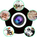 Wireless Security Camera 1080P Indoor with Smoke Detector, WiFi Smart Camera Dome Surveillance System with Night Vision,Motion Detection, for Home and pet