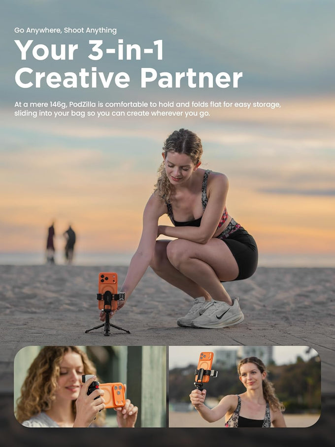 JOBY TelePod Mini Mini Selfie Stick Tripod with Bluetooth Remote