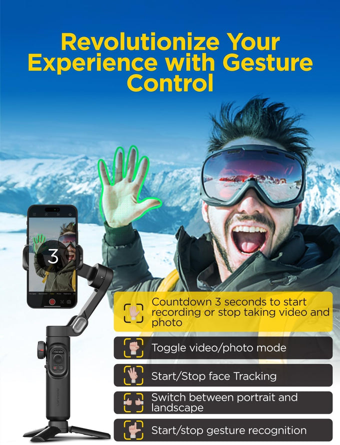 AOCHUAN Smart XE w/Focus/Object Track Gimbal Stabilizer for iPhone Gimbal