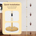 EDISHINE 59.84" Floor Lamps for Living Room, 3000K & Stepless Dimmable,Gold