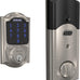 Schlage Connect Smart Deadbolt Lock with Camelot Trim, Satin Nickel