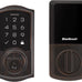 Kwikset SmartCode 270 Keyless Entry Electronic Touchpad Deadbolt Door Lock with Auto-Lock, Custom User Codes, Advanced Security in Matte Black Traditional