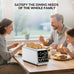 Keenstone 4 Slice Touch Screen Toasters with Wide Slot, Stainless Steel