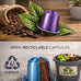 ROSSO CAFFÈ Espresso Pods for Nespresso Original Machines, Variety Pack 80