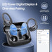 Wireless Earbuds 75H Bluetooth 5.4 Sport Headphones with Earhooks, Black