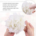 80 PCS White Hydrangea Artificial Flowers, Ivory Silk Full Flowers Heads with Stems for Wedding Centerpieces, Home, Garden, Baby Shower, Party Decoration
