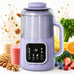 Flelano Milk Maker, 46oz Electric Nut Milk Machine, 11 in 1 Soymilk Maker, Boil Water, Homemade Plant Milk Almond Milk Oat Milk Chowder Juice Milkshake, Delay Start Keep Warm Self Cleaning