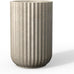 Kante Large Round Column Weathered Concrete Planter 21.7" Tall, Outdoor