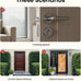 eufy Security Smart Lock FamiLock C32 4-Pack, Fingerprint Lock with Handle