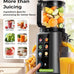 Onelive 6-in-1 Cold Press Juicer Machine for Fruits Veggies Sorbet Nut Milk