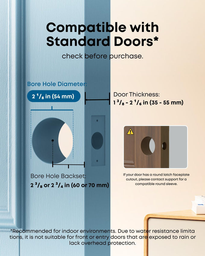 eufy Security Smart Lock FamiLock C32 4-Pack, Fingerprint Lock with Handle