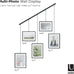 Umbra Exhibit Picture Frame Set, Adjustable Wall Mount, Set of 5, Black